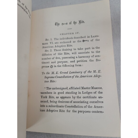 Antique RARE 1855 The Mosaic Book American Adoptibe Rite. 1st Edition - Picture 10 of 13